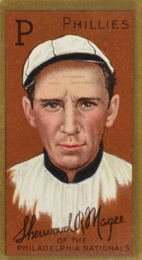 1911 Gold Borders Sherwood R. Magee #131 Baseball Card