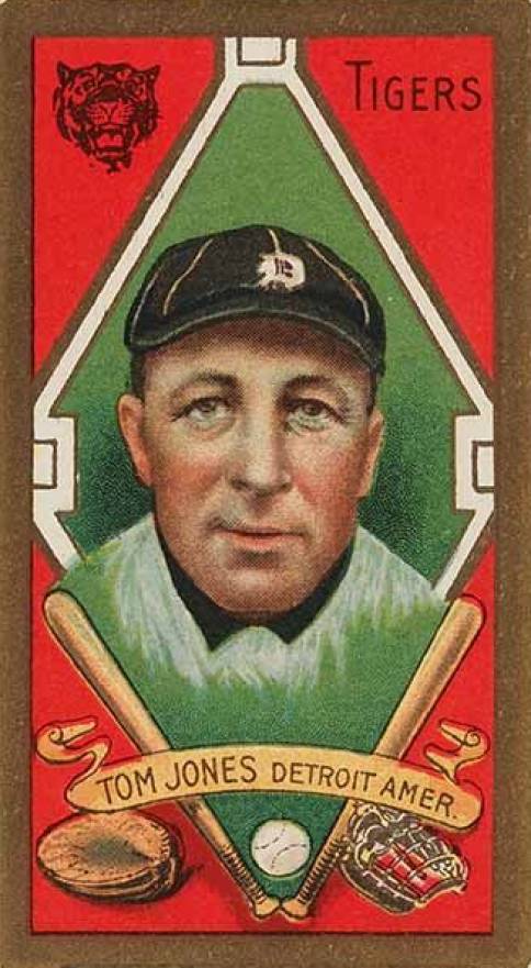 1911 Gold Borders Tom Jones #105 Baseball Card