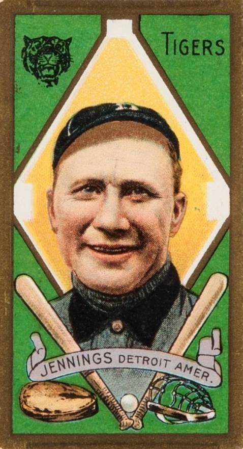 1911 Gold Borders Hughie Jennings #102 Baseball Card
