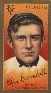 1911 Gold Borders Otis Crandall #42 Baseball Card