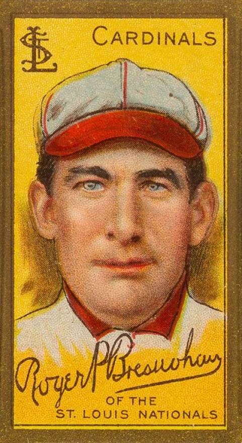 1911 Gold Borders Roger P. Bresnahan #23 Baseball Card