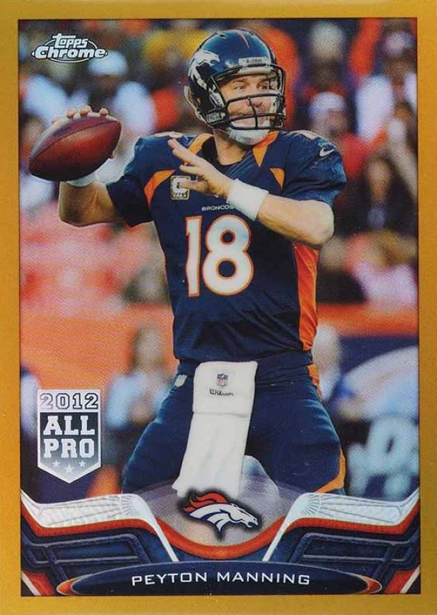 2013 Topps Chrome Peyton Manning #1 Football Card