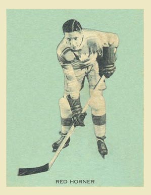 1933 Hamilton Gum Red Horner #21 Hockey Card