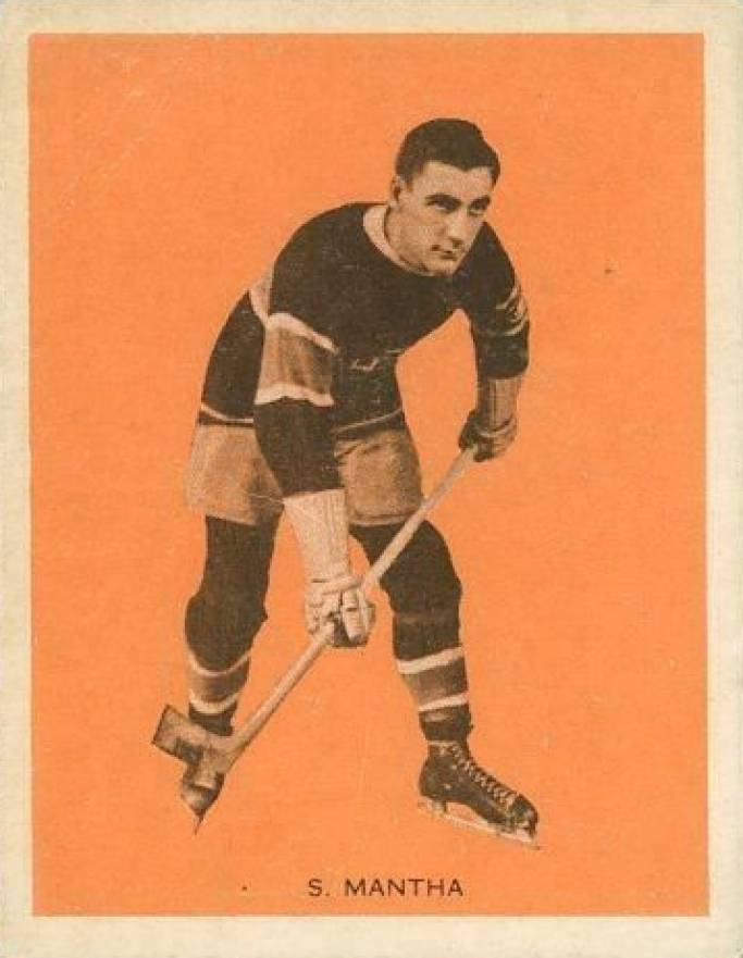 1933 Hamilton Gum Sylvio Mantha #18 Hockey Card