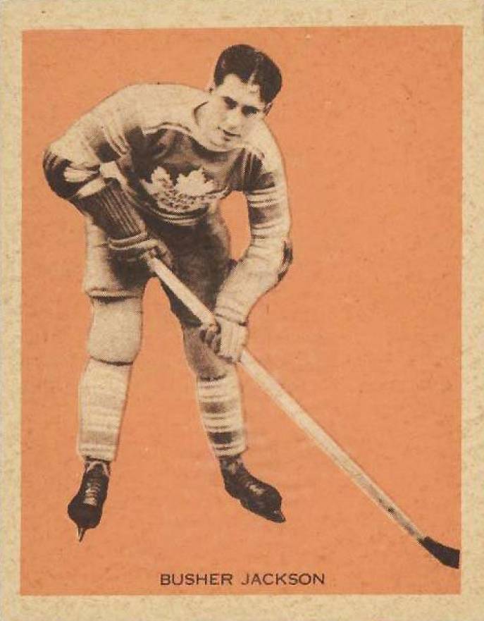 1933 Hamilton Gum Harvey "Busher" Jackson #29 Hockey Card
