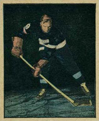1951 Berk Ross Bill Quackenbush #1-18 Hockey Card
