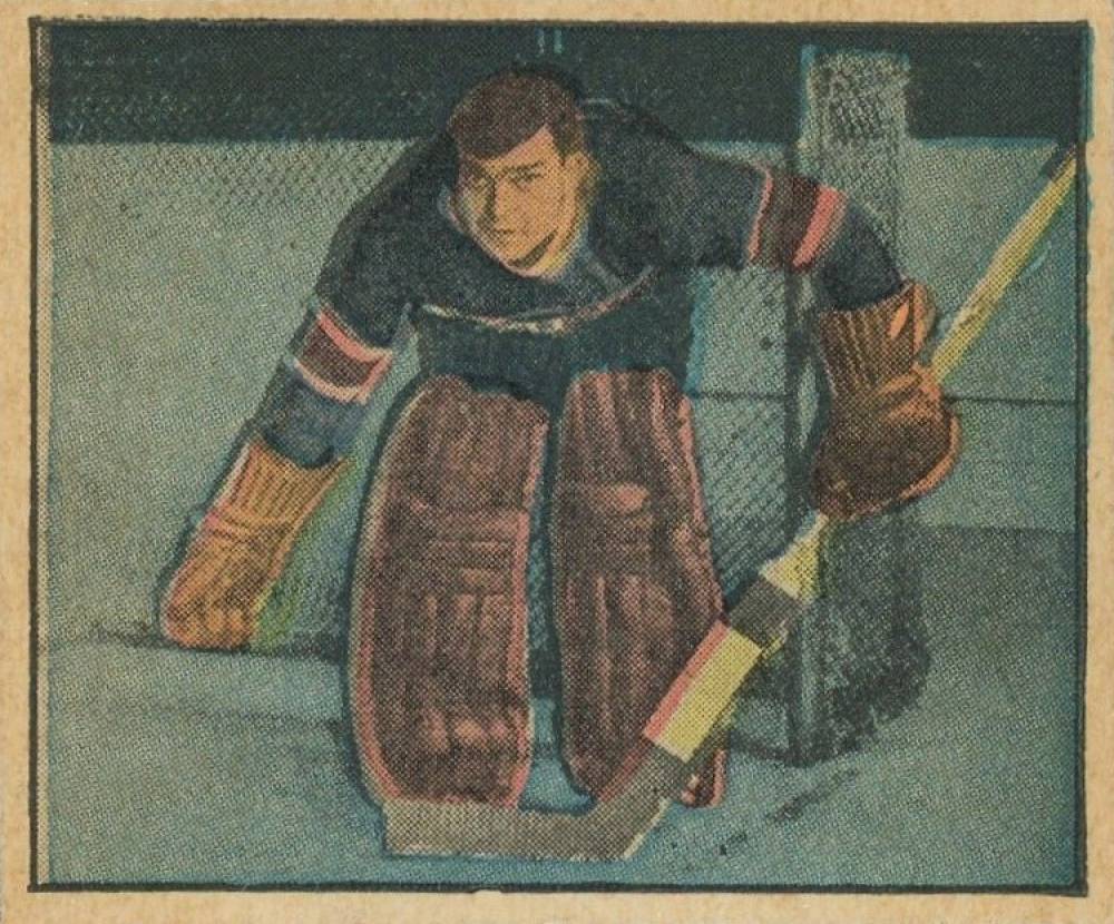 1951 Berk Ross Bill Durnan #1-17 Hockey Card