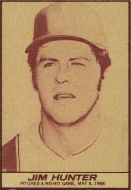 1971 Milk Duds Catfish Hunter # Baseball Card