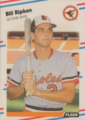 1988 Fleer Glossy Bill Ripken #569 Baseball Card