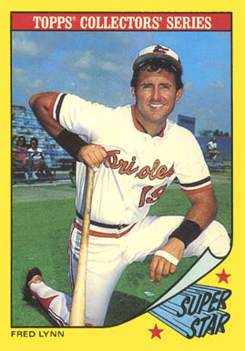 1986 Woolworth Fred Lynn #18 Baseball Card
