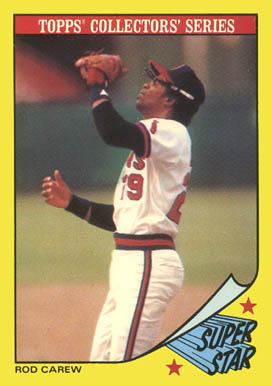 1986 Woolworth Rod Carew #6 Baseball Card