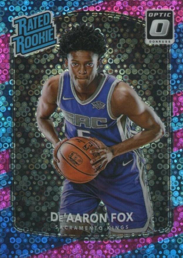 2017 Panini Donruss Optic DE'Aaron Fox #196 Basketball Card