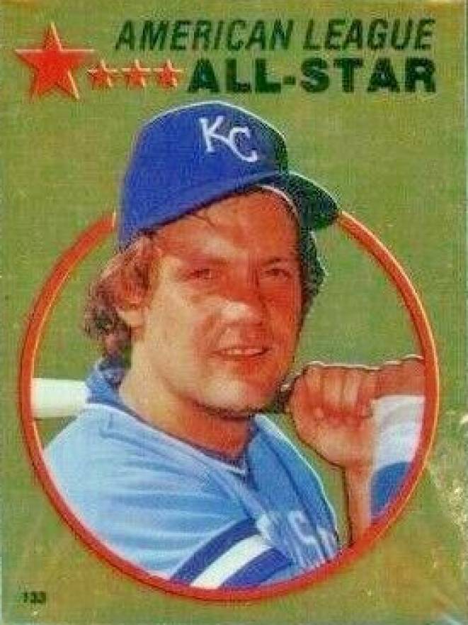 1982 Topps Stickers George Brett #133 Baseball Card