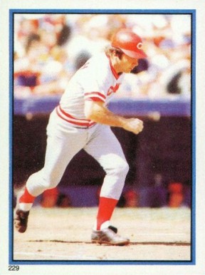 1983 Topps Stickers Johnny Bench #229 Baseball Card
