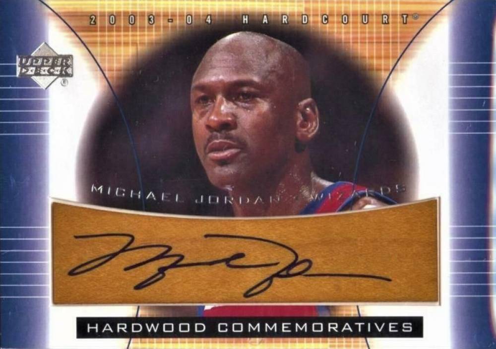 2003 Upper Deck Hardcourt Hardwood Commemoratives Michael Jordan #MJ-AF Basketball Card
