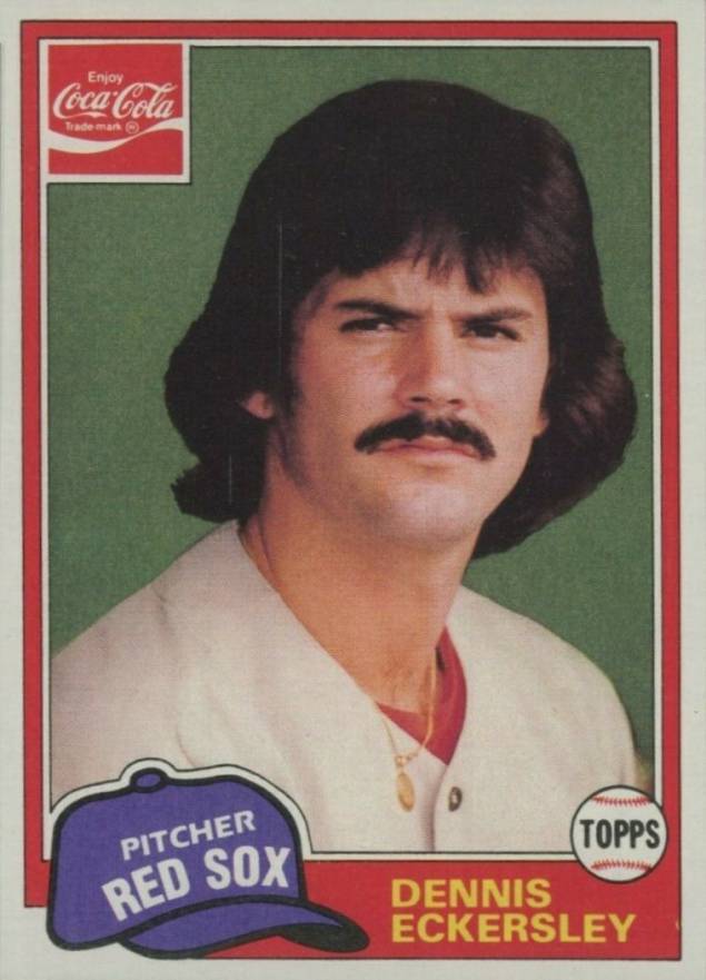 1981 Coca-Cola Dennis Eckersley #2 Baseball Card