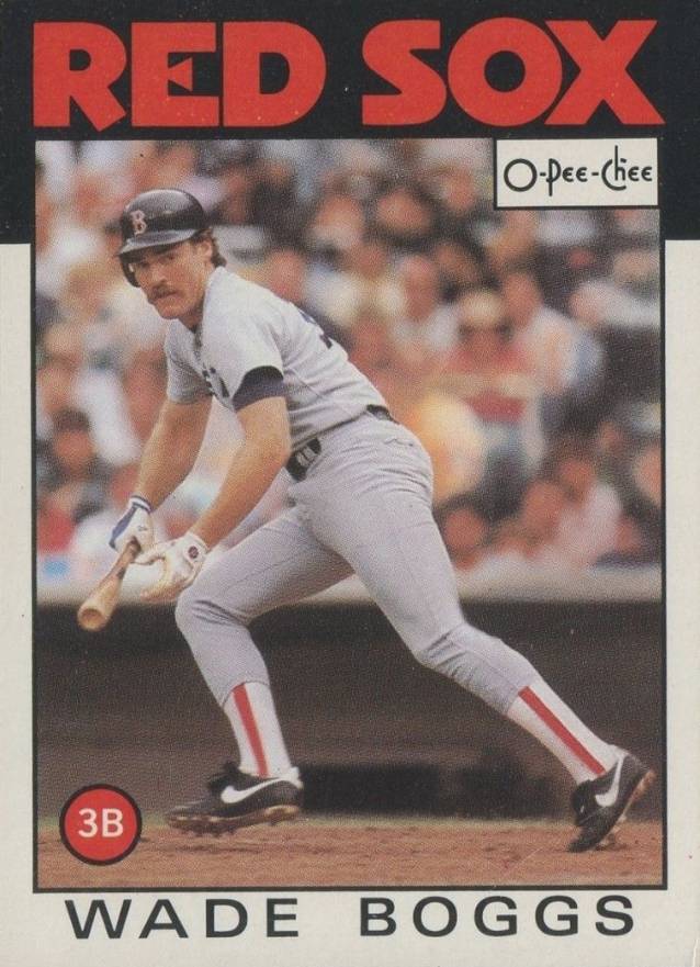 1986 O-Pee-Chee Wade Boggs #262 Baseball Card