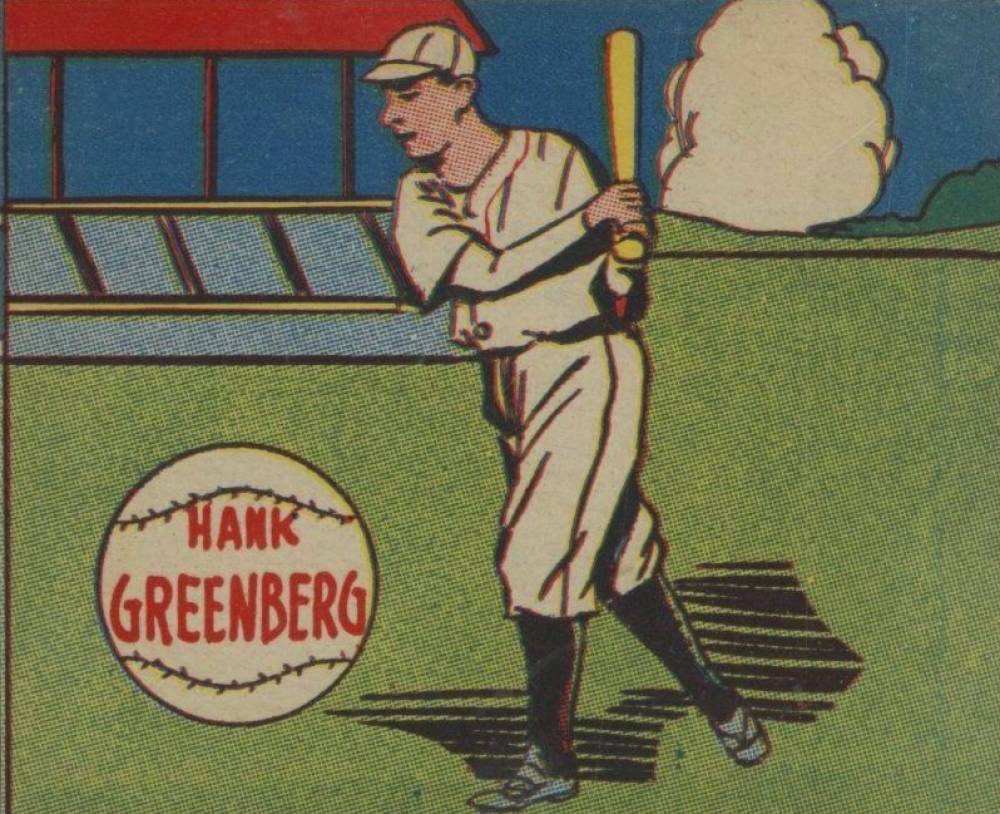 1943 M.P. & Co. Hank Greenberg # Baseball Card
