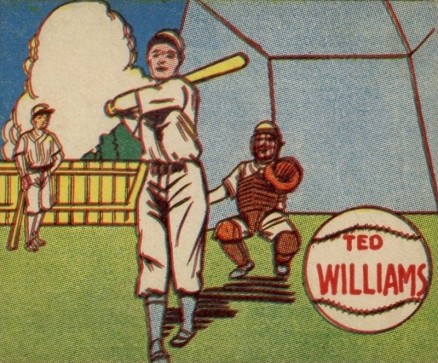 1943 M.P. & Co. Ted Williams # Baseball Card