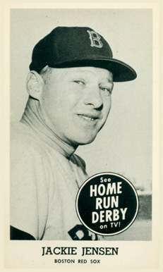 1959 Home Run Derby Jackie Jensen # Baseball Card