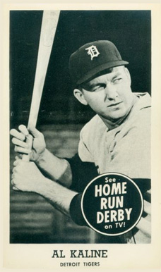 1959 Home Run Derby Al Kaline # Baseball Card