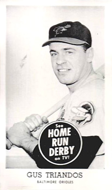 1959 Home Run Derby Gus Triandos # Baseball Card