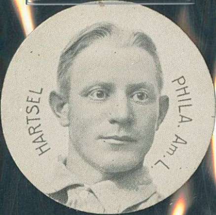 1909 Colgan's Chips Stars of the Diamond Topsy Hartsel # Baseball Card