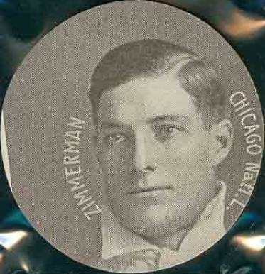 1909 Colgan's Chips Stars of the Diamond Heinie Zimmerman # Baseball Card