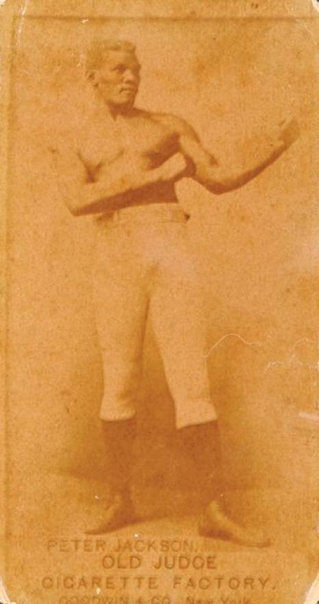 1887 Old Judge Prizefighter Peter Jackson # Other Sports Card