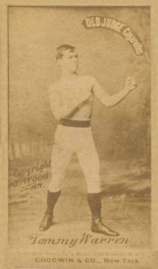1887 Old Judge Prizefighter Tommy Warren # Other Sports Card