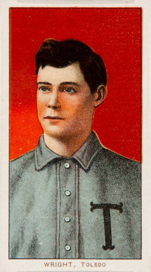 1909 White Borders Piedmont & Sweet Caporal Wright, Toledo #520 Baseball Card