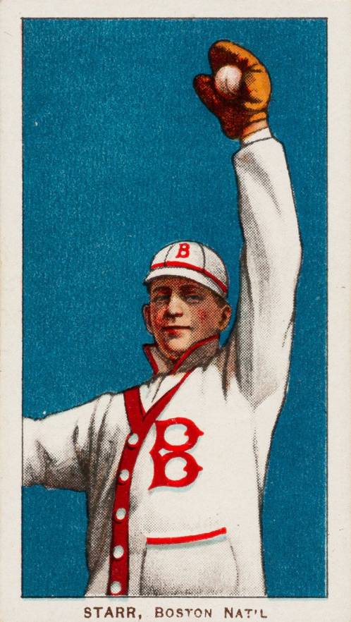 1909 White Borders Piedmont & Sweet Caporal Starr, Boston Nat'L #462 Baseball Card