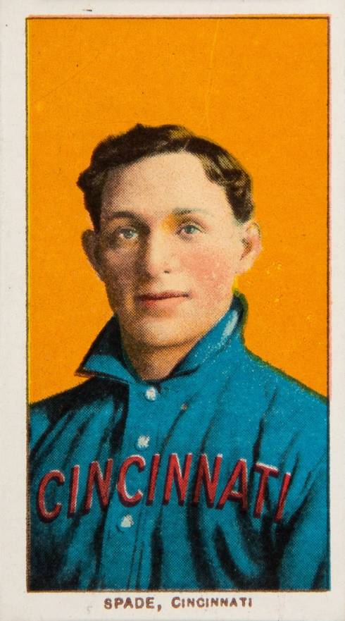 1909 White Borders Piedmont & Sweet Caporal Spade, Cincinnati #455 Baseball Card