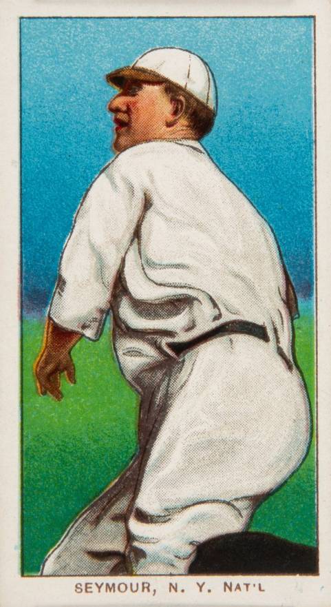 1909 White Borders Piedmont & Sweet Caporal Seymour, N.Y. Nat'L #436 Baseball Card