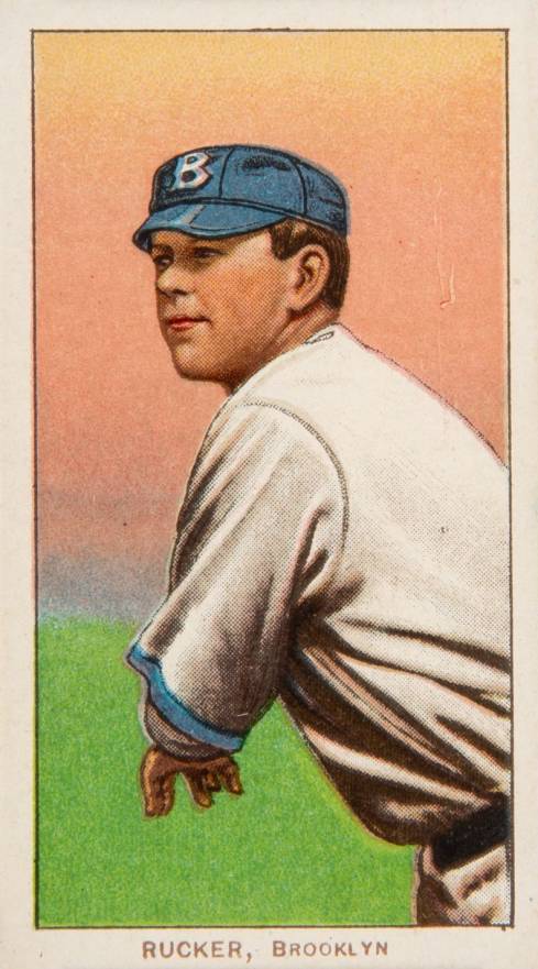 1909 White Borders Piedmont & Sweet Caporal Rucker, Brooklyn #417 Baseball Card