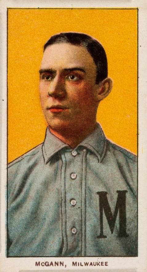 1909 White Borders Piedmont & Sweet Caporal McGann, Milwaukee #316 Baseball Card