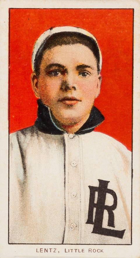 1909 White Borders Piedmont & Sweet Caporal Lentz, Little Rock #284 Baseball Card