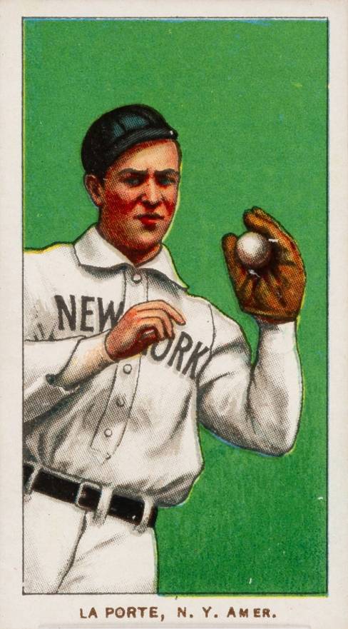 1909 White Borders Piedmont & Sweet Caporal LaPorte, N.Y. Amer. #275 Baseball Card