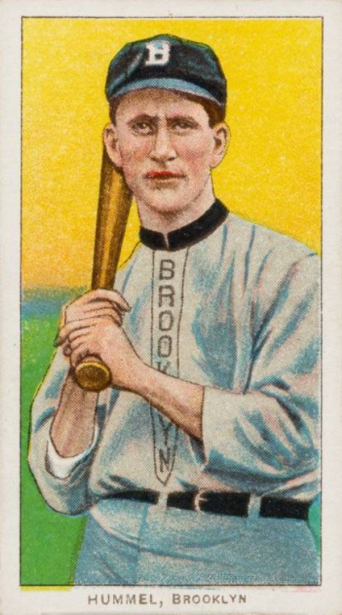 1909 White Borders Piedmont & Sweet Caporal Hummel, Brooklyn #227 Baseball Card