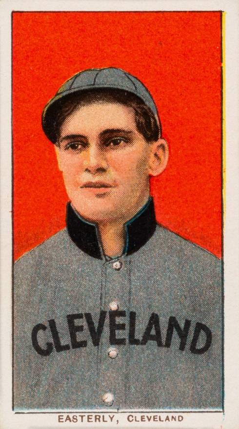 1909 White Borders Piedmont & Sweet Caporal Easterly, Cleveland #158 Baseball Card