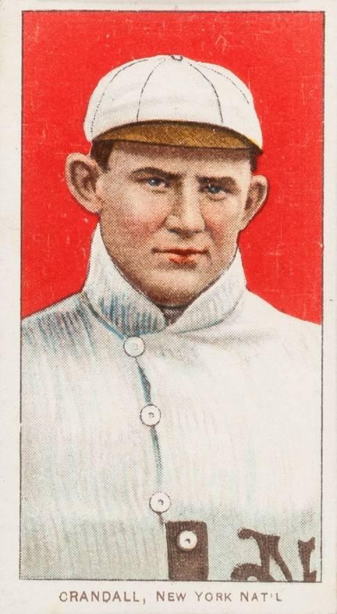 1909 White Borders Piedmont & Sweet Caporal Crandall, New York Nat'L #108 Baseball Card