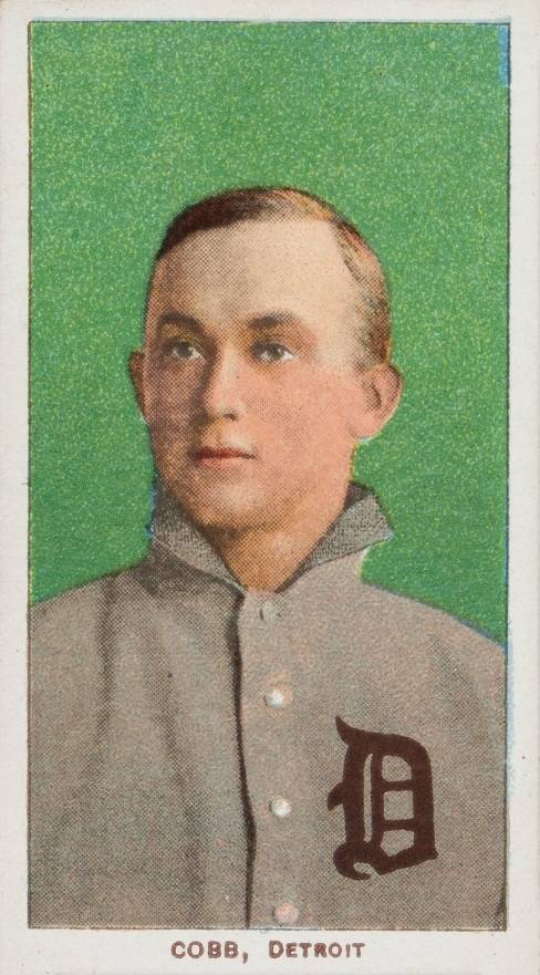 1909 White Borders Piedmont & Sweet Caporal Cobb, Detroit #95 Baseball Card