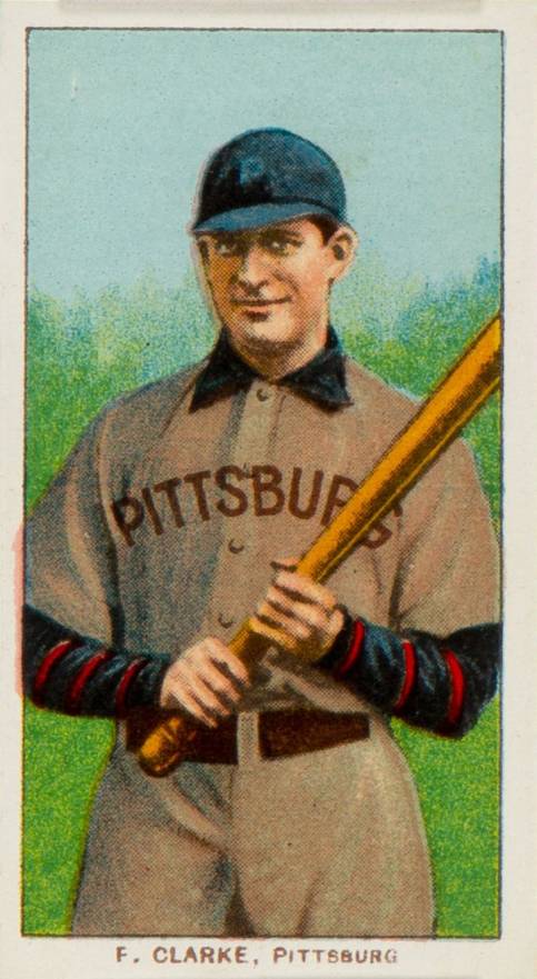 1909 White Borders Piedmont & Sweet Caporal F. Clarke, Pittsburgh #91 Baseball Card