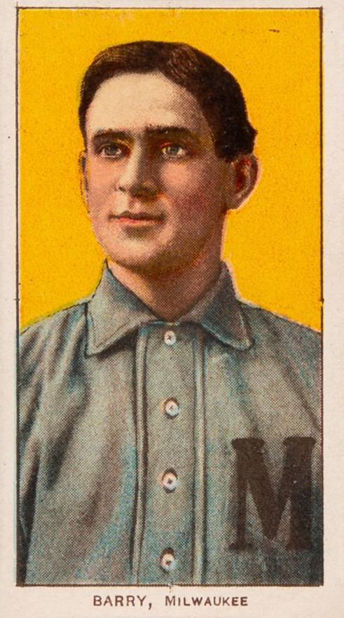 1909 White Borders Piedmont & Sweet Caporal Barry, Milwaukee #21 Baseball Card