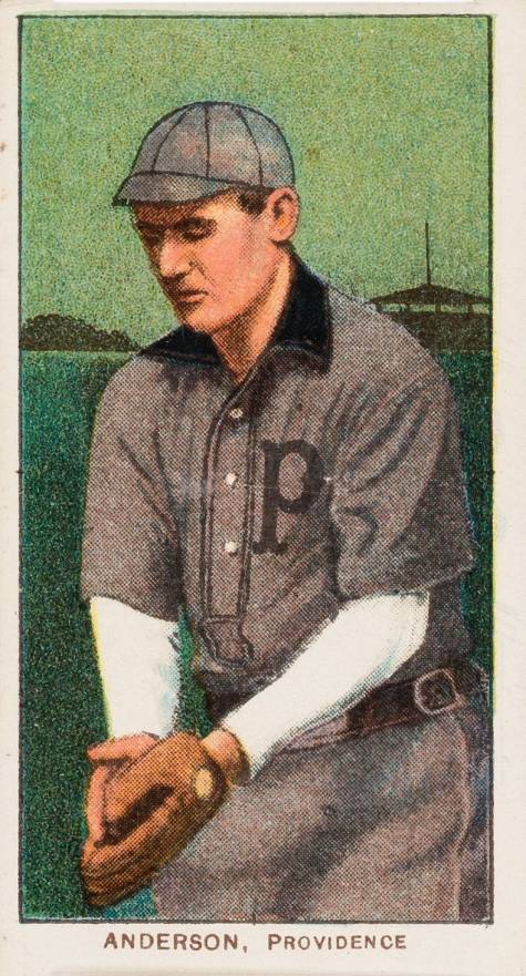 1909 White Borders Piedmont & Sweet Caporal Anderson, Providence #10 Baseball Card