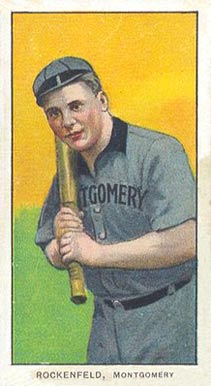 1909 White Borders Piedmont & Sweet Caporal Rockenfeld, Montgomery #414 Baseball Card