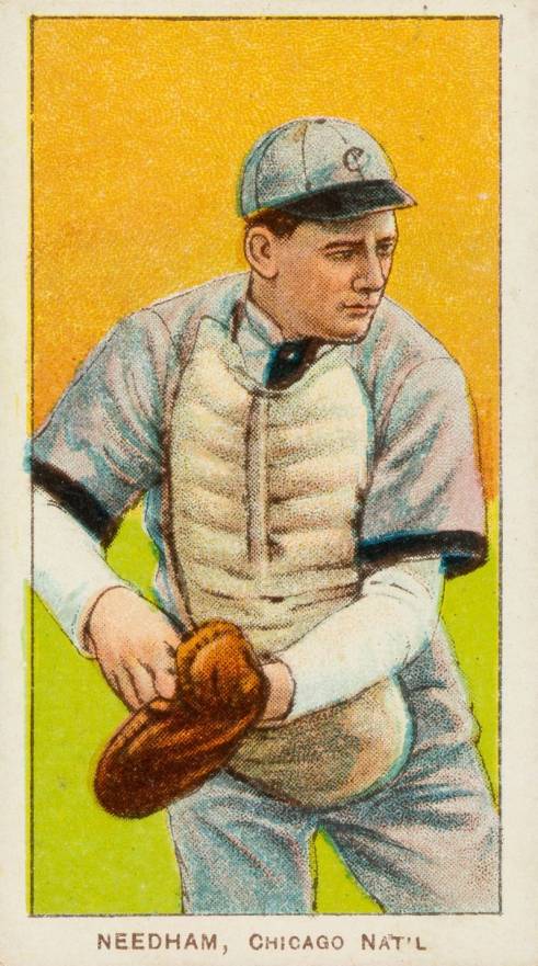 1909 White Borders Piedmont & Sweet Caporal Needham, Chicago Nat'L #357 Baseball Card