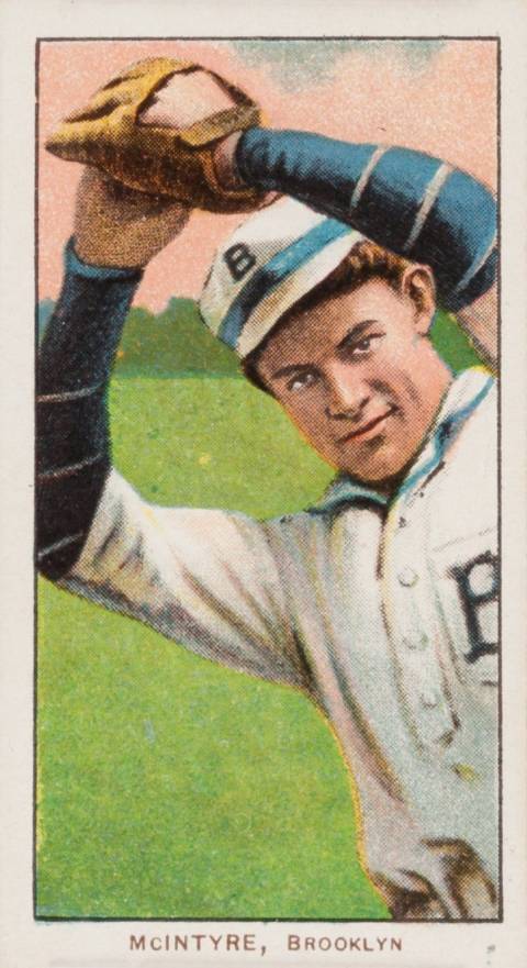 1909 White Borders Piedmont & Sweet Caporal McIntyre, Brooklyn #324 Baseball Card