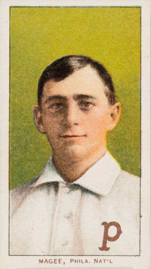 1909 White Borders Piedmont & Sweet Caporal Magee, Phil. Nat'L #296 Baseball Card