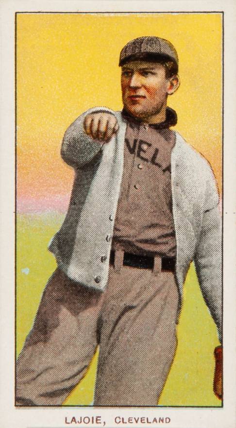1909 White Borders Piedmont & Sweet Caporal Lajoie, CLeveland #270 Baseball Card